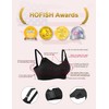 HOFISH Maternity Nursing Bras Seamless 3 Pack Sleep Bralette for