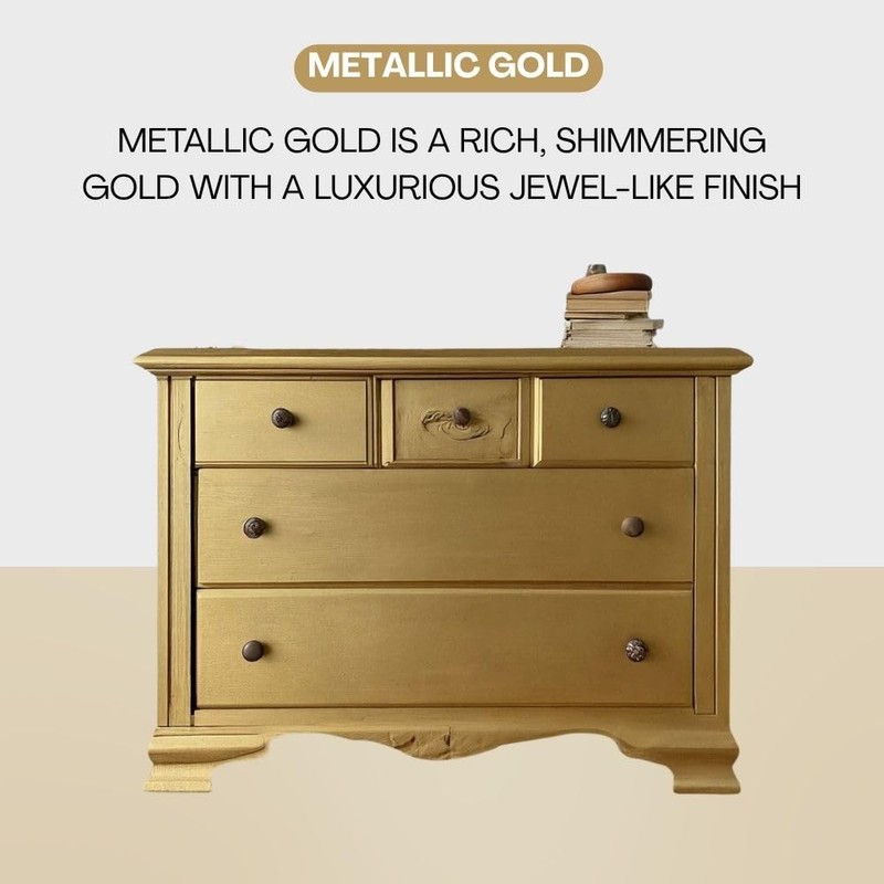 Colorantic | Furniture DIY METALLIC GOLD Paint | Art Craft