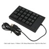 Wired Number Pad 23 Keys 5.9ft Cable USB Plug and