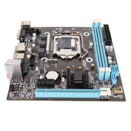 Computer Motherboard, Micro ATX Gaming Motherboard, Dual Channel DDR3, LGA1150 Slot, M.2 NVMe NGFF PCIE Motherboard, SATA 6Gbps, VGA, HDMI, 1Gbit LAN, Supports I3/i5/i7