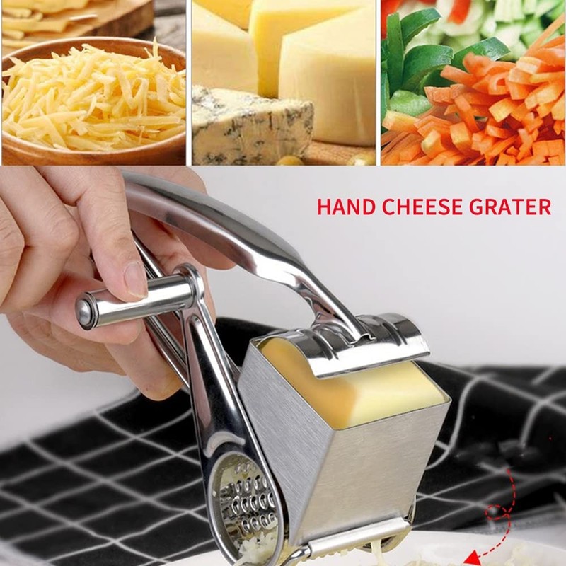 1 Grater with 4 Different Drums Restaurant Cheese Grater -