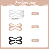 Hariendny 9 pcs Bra Strap Holder Clips for Racerback, Anti-Slip