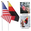Ipetboom 20pcs Handheld Stick Flags Set Usa Germany Flags for
