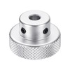 sourcing map Aluminum Alloy Handwheel 30mm OD 6mm Bore Aluminum