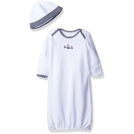 Little Me Boys' 2-Piece Gown & Hat Set
