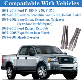 926-111 for Ford F150 Door Latch Cable Repair Kit F250 F350 F-150 F-250 F-350,E-series,Ranger,Expedition F2UZ15266A46A1997 1998 1999 2000 2001 2002 2003 2004 2005 2006 2007 2008 Aluminum 16PCS.
