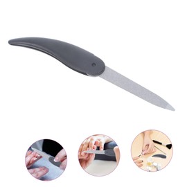 BIUDECO 6pcs Nail File Tools Double Sided Professional Manicure Supplies for Home Use Ox Horn Nail File for Women