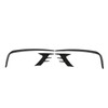 4Pcs Glossy Black Front Bumper Fog Light Eyebrow Cover Trim
