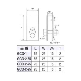 水本 Stainless gure-tingukurippu GCD Notebook Application for and 75 mm gcd295