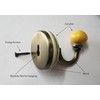 IvoryBlu777 - Pack of Vintage Style Coat Hooks - Metal