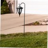 Kisangel Ground Hanging Shepherd Hook Rust Resistant Lantern Hanger for