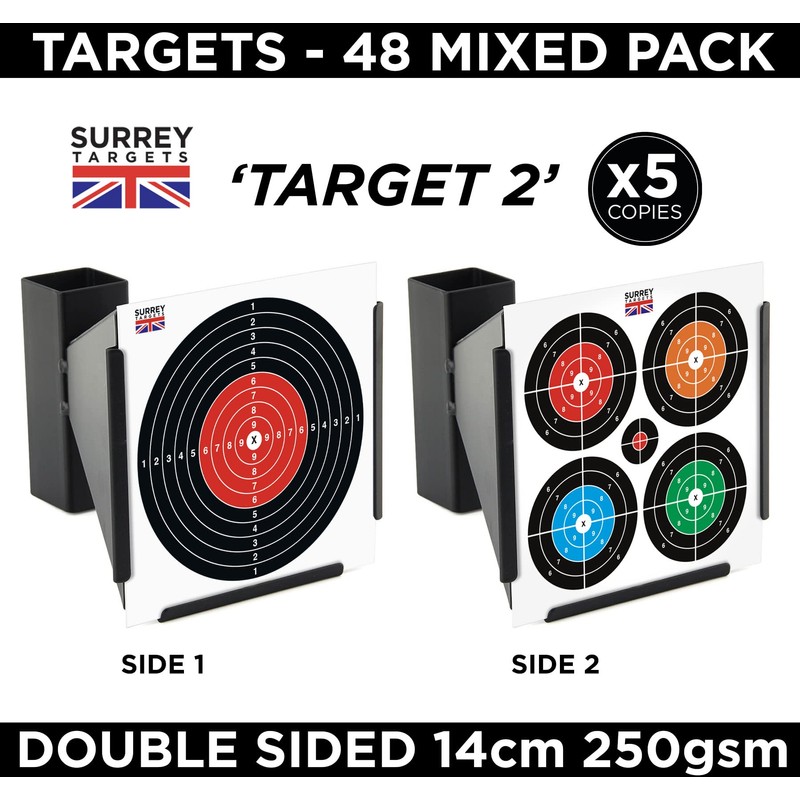Airsoft 14cm Air Rifle Pistol BB Shooting Targets Mixed Designs