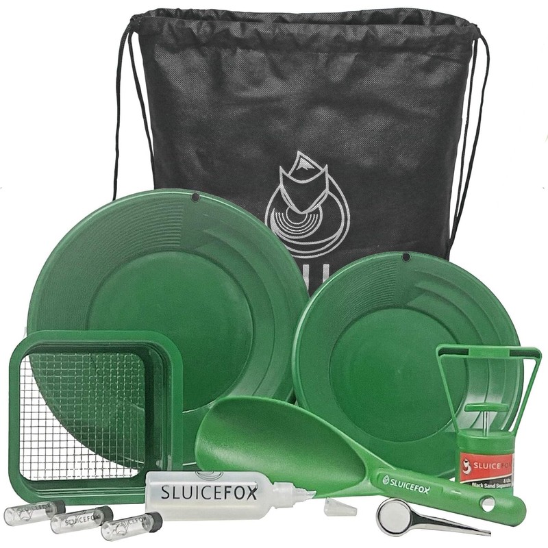 Sluice Fox Backpack Gold Prospecting kit with Classifier: Two Spiral