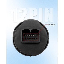 AUGREX Ignition One-Button Starter Stop Switch Replace 35881-TG7-A03 Fit for Honda Pilot Ridgeline Passport Fit Ex/Ex-L 2016-2019 Replace 35881-TG7-701 35881-TG7-702 35881-TG7-A01, Matte Silver Edge