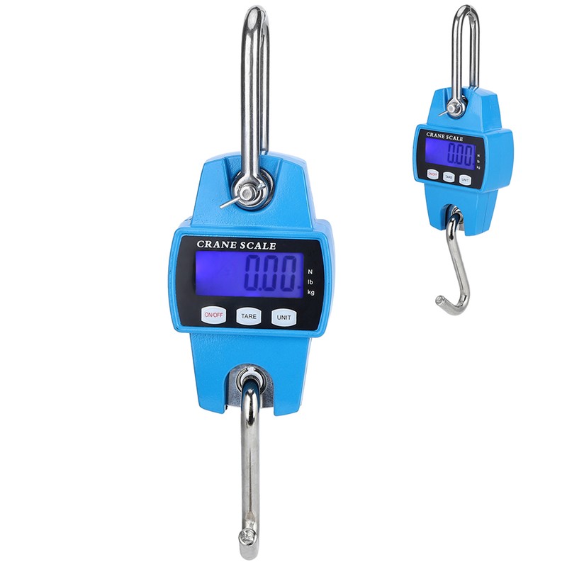300KG Portable Mini Crane Scale Electronic Hook Hanging Weight Scale