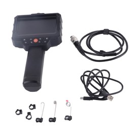 Endoscope Camera 4.3 Inch HD 1080P Inspection Snake Camera with 8 LED Lights for Pipeline Vehicle Maintenance 1m