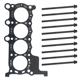 ChawYI 122516A0A01 Cylinder Head Gasket with Head Bolt Kit Fit for Honda Accord 2018-2022 Civic 2016-2021 CR-V 2017-2021, 1.5L L4 Gas DOHC Turbo 16V, Multi-Layered Steel Like 55383 1225159B004