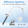 903110A 903110 Universal Furnace Ignitor With Plug, Round Silicon Nitride