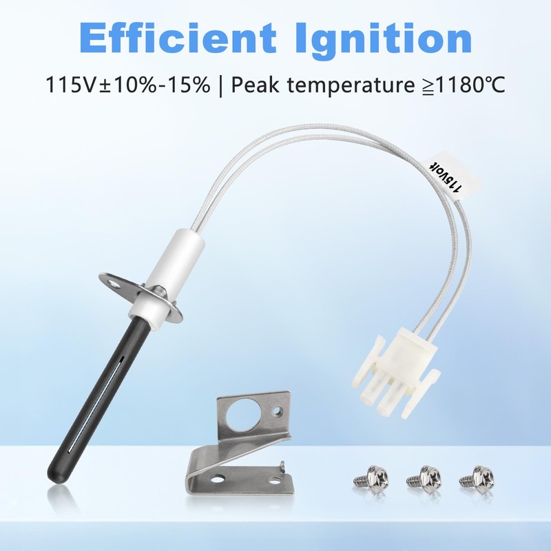 903110A 903110 Universal Furnace Ignitor With Plug, Round Silicon Nitride