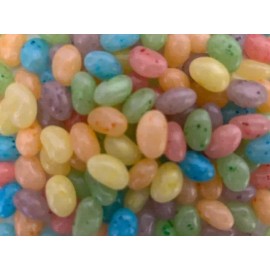 Gourmet Pastel Fruity Speckled Jelly Beans-Assorted Flavors-BULK CANDY-1/2 POUND