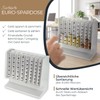 HMF Coin Counter for Sorting and Storing Change, Transparent Coin