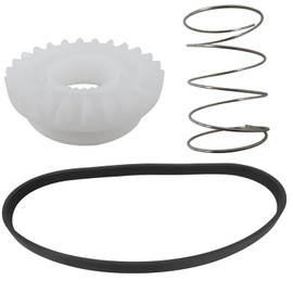 Zafina-UP New WH05X24185 Washing Machine Clutch & WH01X24434 Washer Spring & WH01X27538 Washer Drive Belt for GE Hotpoint Washer Model GTW500ASN5WS, Replace 4588013 AP5993402 PS11729473