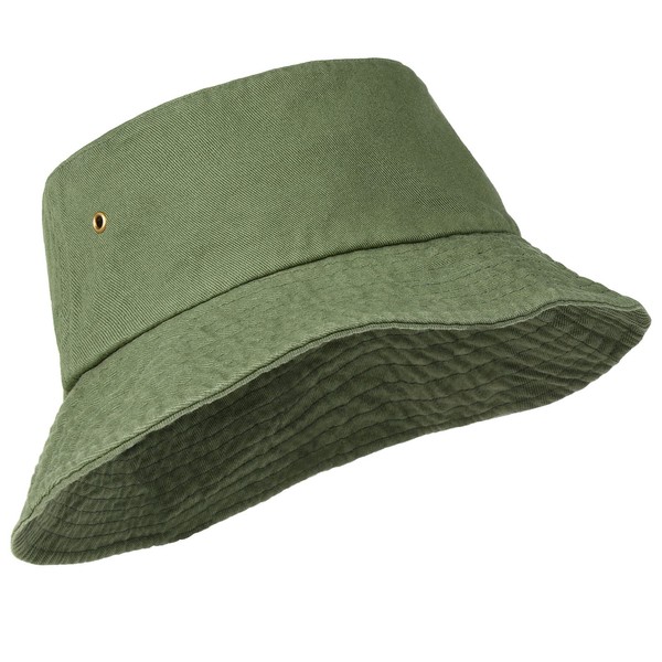 FURTALK Unisex Fishing Hat, 100% Cotton Bucket Hat, Adjustable Sun