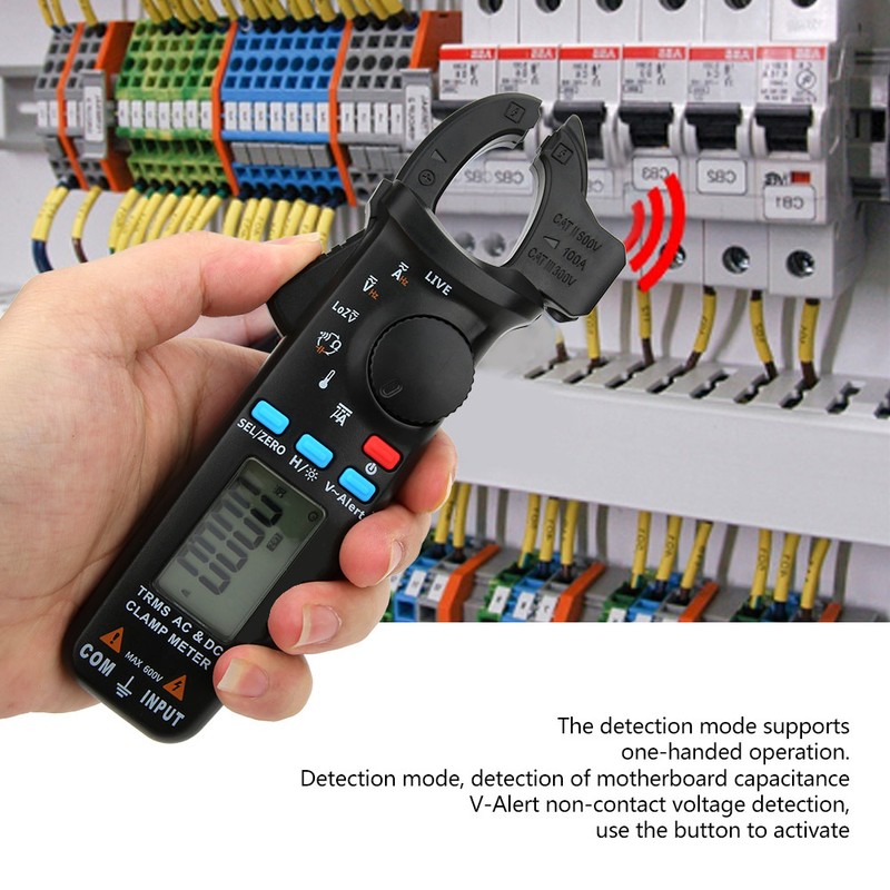 ACM91 True RMS Digital AC/DC Current Clamp Meter Multimeter for