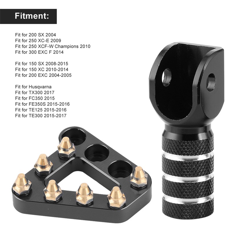 Gear Shift Lever Tip Rear Brake Pedal Step Tip Set