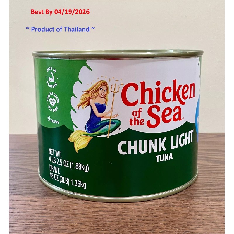 Chicken of the Sea Chunk Light Tuna in Water, Food