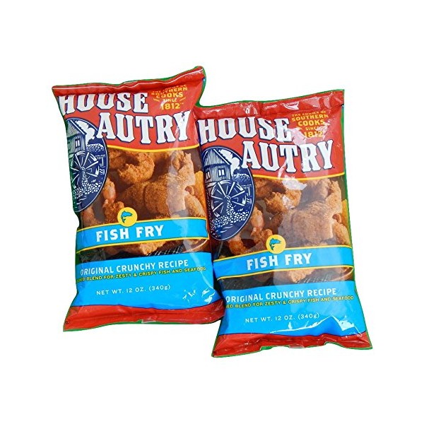 House Autry Fish Fry Breader, Original Crunchy Recipe, 12-Ounce Bag (Pack of 2)