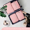 Gonex Compression Packing Cubes, Expandable Storage Travel Luggage Bags Organizers
