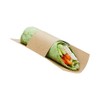 Restaurantware Paper Sandwich Wrap Display - Disposable Wrap Plate -