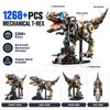 Mechanical T-Rex Dinosaur Building Blocks for DIY Model Building –