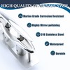 SHENGHUISS Boat Pull Up Deck Cleat 316 Stainless Steel Retractable