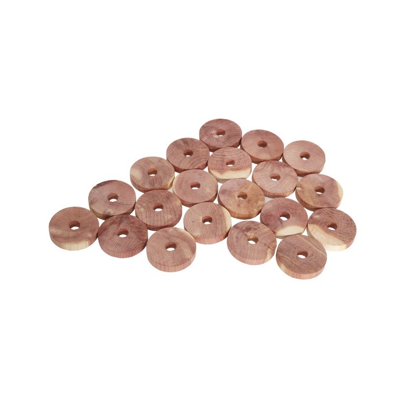 Cedar Blocks for Clothes Storage -Cedar Essence Cedar Rings (20