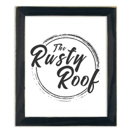 The Rusty Roof - Distressed Emily Navy Blue - Solid Wood Picture Frame - 13x19