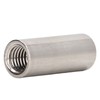 10 Pcs Round Coupling Nut M10x1.5 L35mm Stainless Steel Round