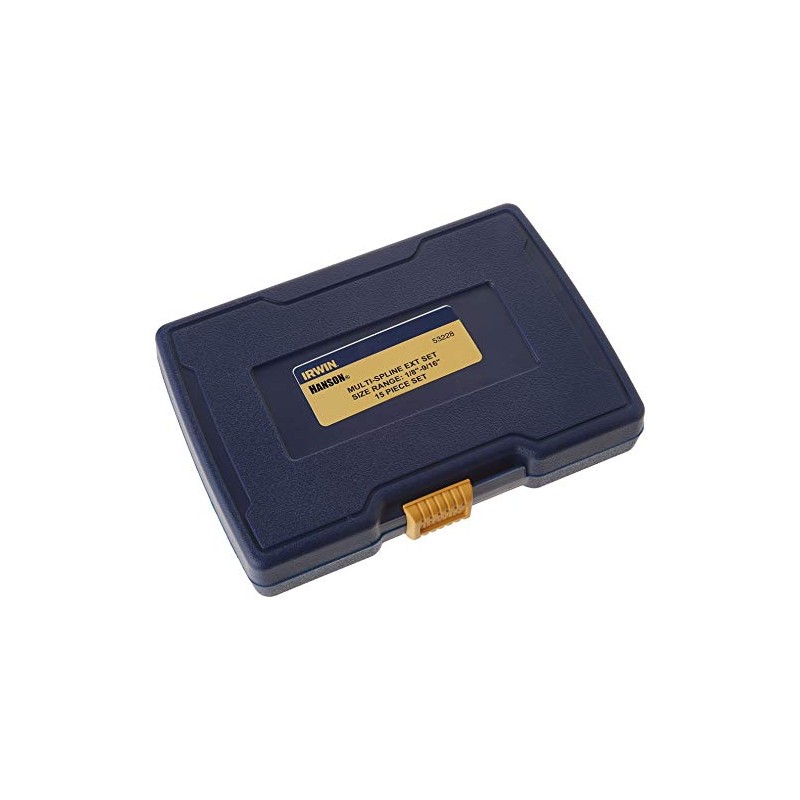 IRWIN 53228 15 piece Multi Spline Extractor Set, Model:HAN53228