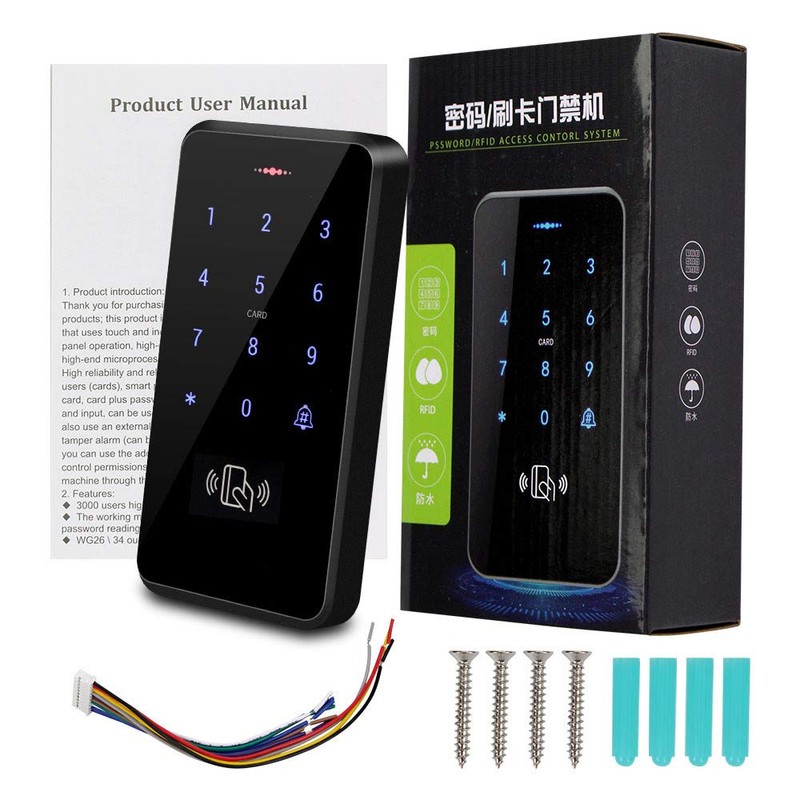 HFeng Outdoor IP68 Waterproof RFID Keypad Touch Access Control System