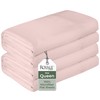 Royale Linens 2 Pack Bulk Flat Sheet Set - Top