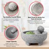 Alpine Cuisine 8 Inch Mortar & Pestle Set | 4