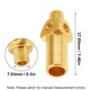 Brass Gas Burner Jet Tips Crossed Burner Nozzle Propane Gas