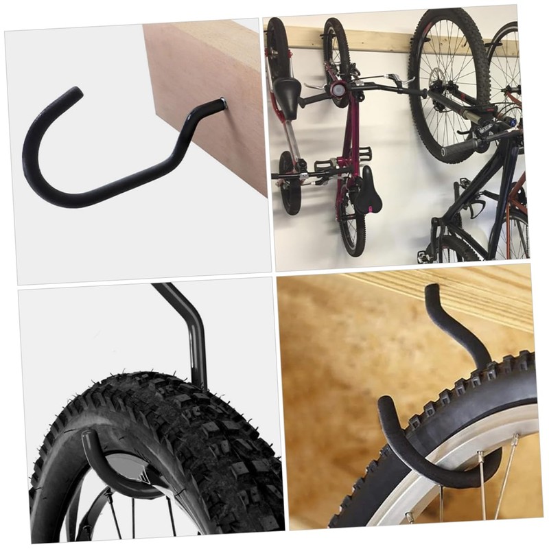 ORFOFE Bike Hangers for Ceiling 6 Pack Garage Bike Hooks