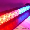 ALTEED LED Light Bar, Red and Blue Glowing 12 LED
