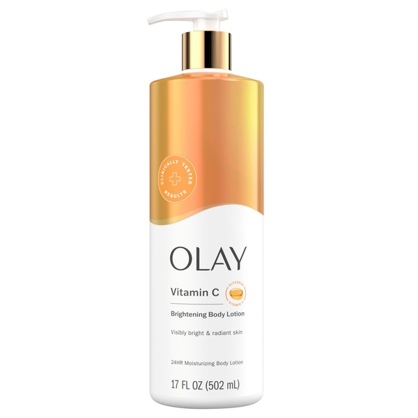 Olay Body Lotion for Women, Brightening with Vitamin C Serum,