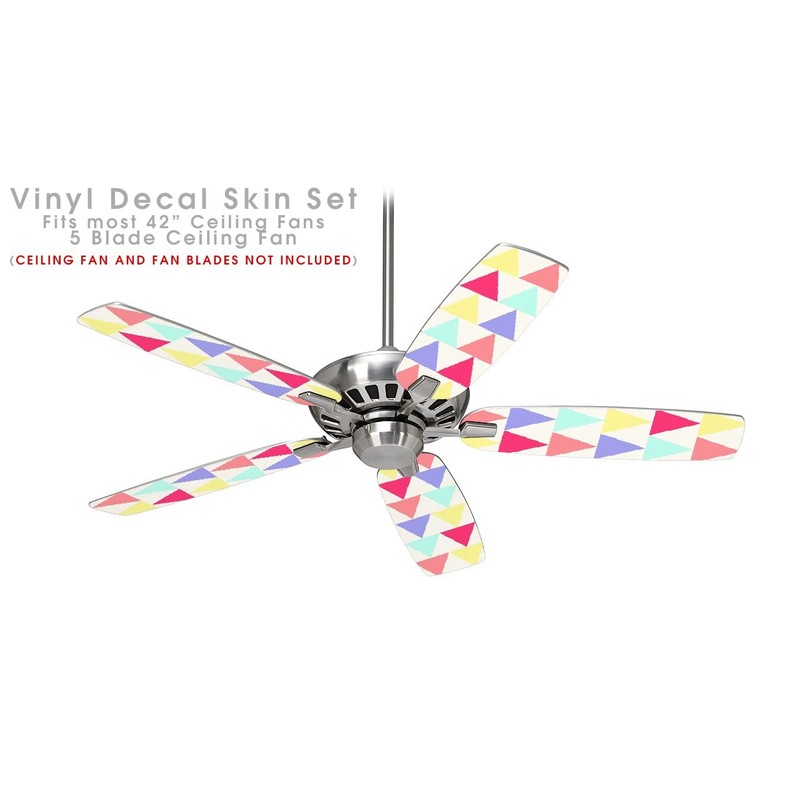 Triangles Light - Ceiling Fan Skin Kit fits most 42