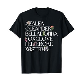 Vintage Poison Garden Witchy Herbology Aqua Tofana Feminist T-Shirt