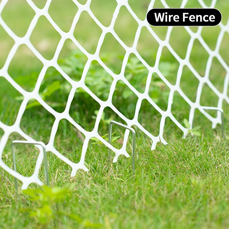 MAT 7-BANQUET Galvanized Landscape Staples 6 Inch 120 Pack 11