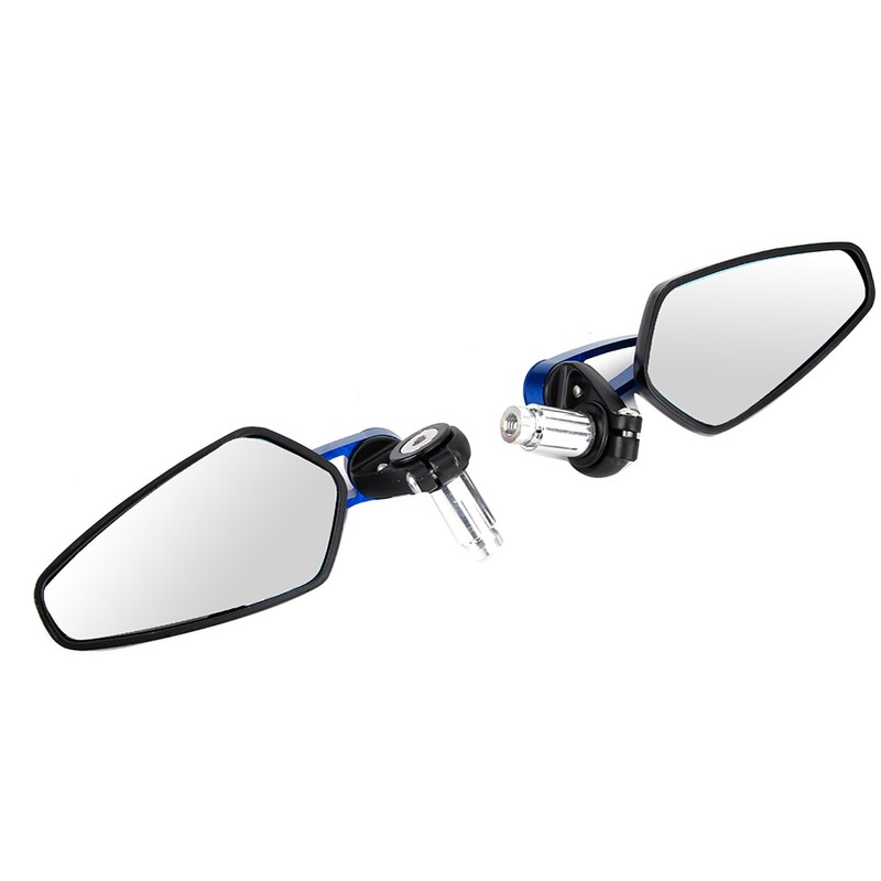 2pcs Motorcycle CNC Handle Aluminum Plane Rear View Side Mirror